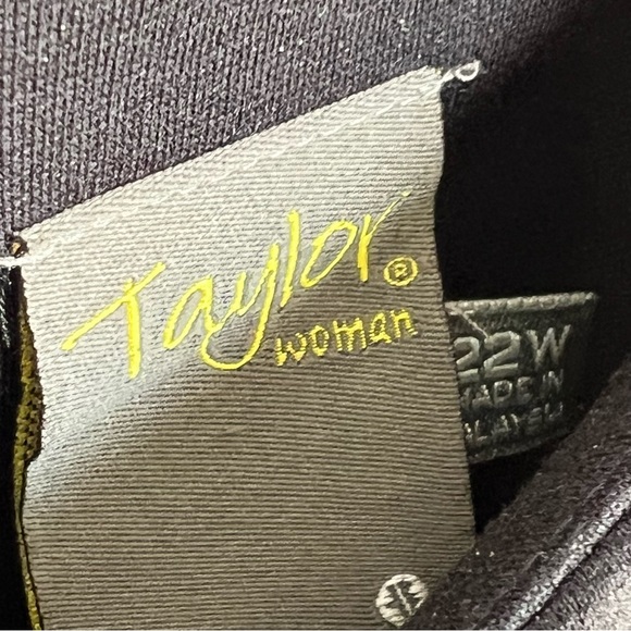 Taylor Woman / Knit Colorblock Sheath Dress / Size 22W / NWT - Picture 8 of 9